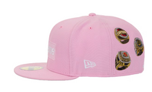 Load image into Gallery viewer, Supreme Rings Box Logo New Era 59Fifty Fitted Hat "Pink"
