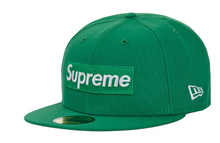 Load image into Gallery viewer, Supreme Rings Box Logo New Era 59Fifty Fitted Hat "Green"
