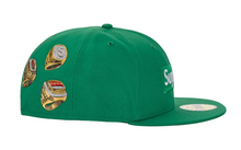 Load image into Gallery viewer, Supreme Rings Box Logo New Era 59Fifty Fitted Hat "Green"
