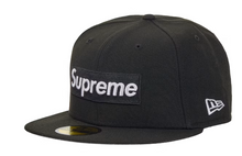 Load image into Gallery viewer, Supreme Rings Box Logo New Era 59Fifty Fitted Hat "Black"
