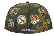 Load image into Gallery viewer, Supreme Rings Box Logo New Era 59Fifty Fitted Hat Woodland "Camo"

