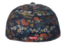 Load image into Gallery viewer, Supreme Floral Jacquard New Era 59Fifty Fitted Hat "Navy"
