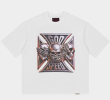 Load image into Gallery viewer, Godspeed Omerta Tee "White"
