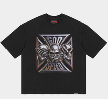 Load image into Gallery viewer, Godspeed Omerta Tee "Black"
