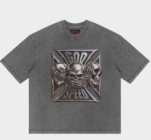 Load image into Gallery viewer, Godspeed Omerta Tee "Grey Wash"
