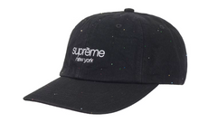 Load image into Gallery viewer, Supreme Sequin Denim Classic Logo 6-Panel "Navy"
