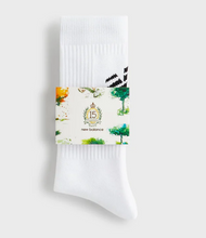 Load image into Gallery viewer, Kith New Balance Big Logo Crew Socks "White"
