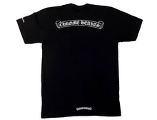 Load image into Gallery viewer, Chrome Hearts Scroll Logo T-shirt "Black"
