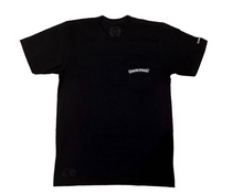 Load image into Gallery viewer, Chrome Hearts Scroll Logo T-shirt "Black"
