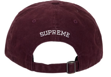 Load image into Gallery viewer, Supreme Washed Canvas S Logo 6-Panel Hat (FW26) "Plum"
