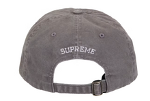 Load image into Gallery viewer, Supreme Washed Canvas S Logo 6-Panel Hat (FW26) "Grey"

