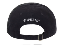 Load image into Gallery viewer, Supreme Washed Canvas S Logo 6-Panel Hat (FW26) "Black"
