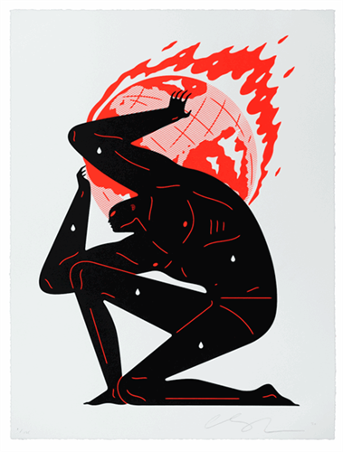 Cleon Peterson World on Fire Large White