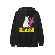 Load image into Gallery viewer, Anti Social Social Club x FR2 Serrated Hoodie &quot;Black&quot;
