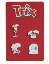 Kith Treats for Trix 4-Piece Enamel Pin Set