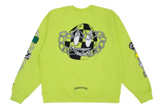 Load image into Gallery viewer, Chrome Hearts Matty Boy Link Crewneck Sweatshirt &quot;Lime Green&quot;
