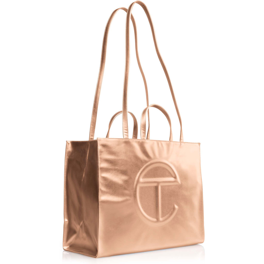 Telfar Large Copper Shopping Bag