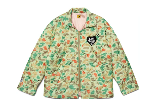 Human Made x Girls Don't Cry Heart Camo Jacket 