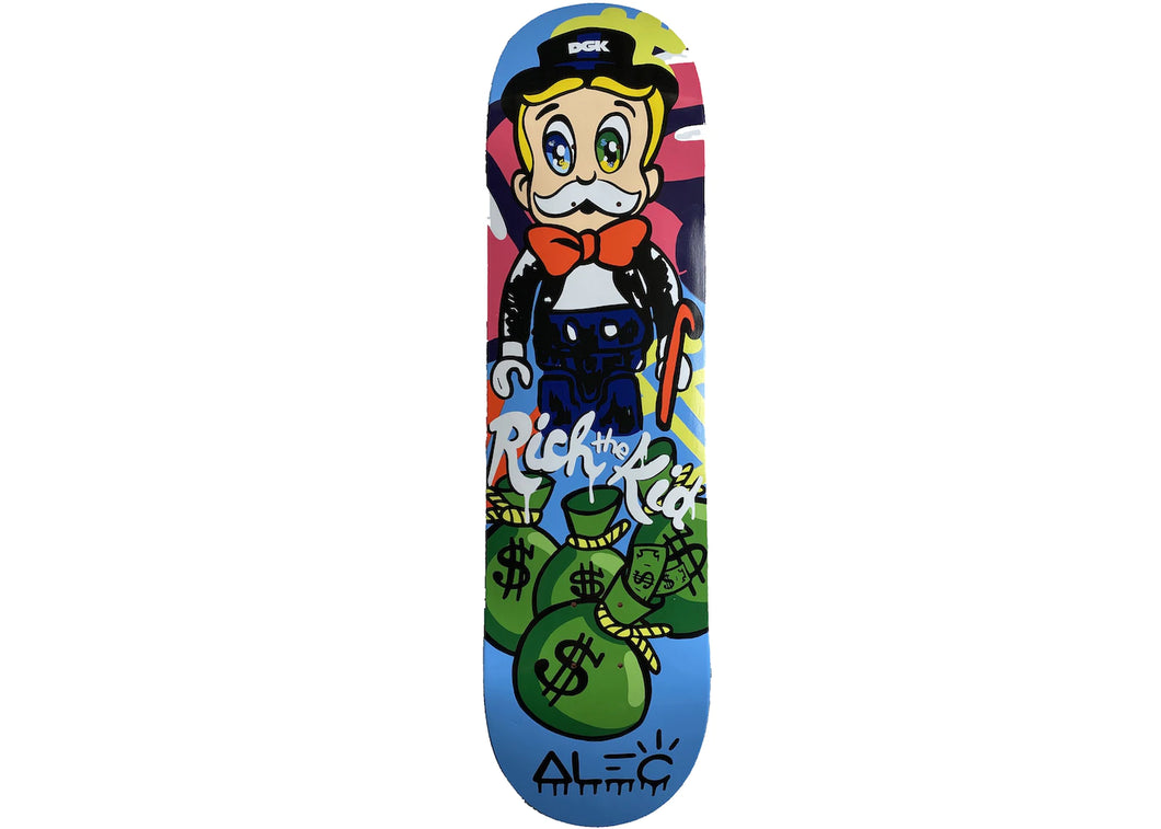 Alec Monopoly x Rich The Kid Limited Edition Skateboard