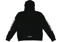 Load image into Gallery viewer, Chrome Hearts Vertical Logo Hoodie &quot;Black/White&quot;
